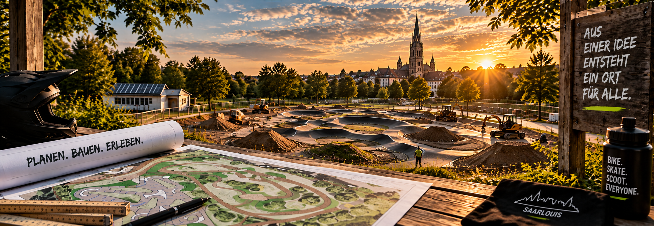 Über das Projekt – Pumptrack und Dirt Park Saarlouis