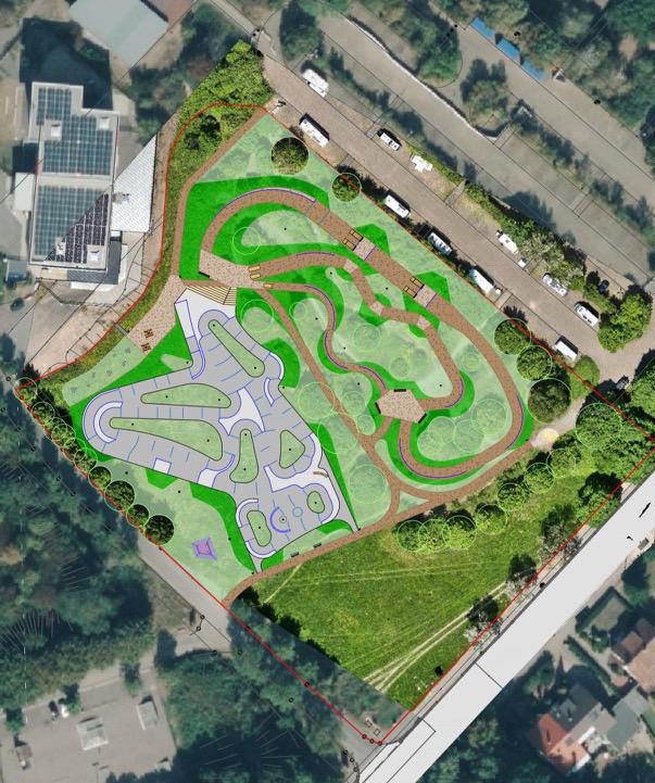 Planung und Bau des Radparks Saarlouis